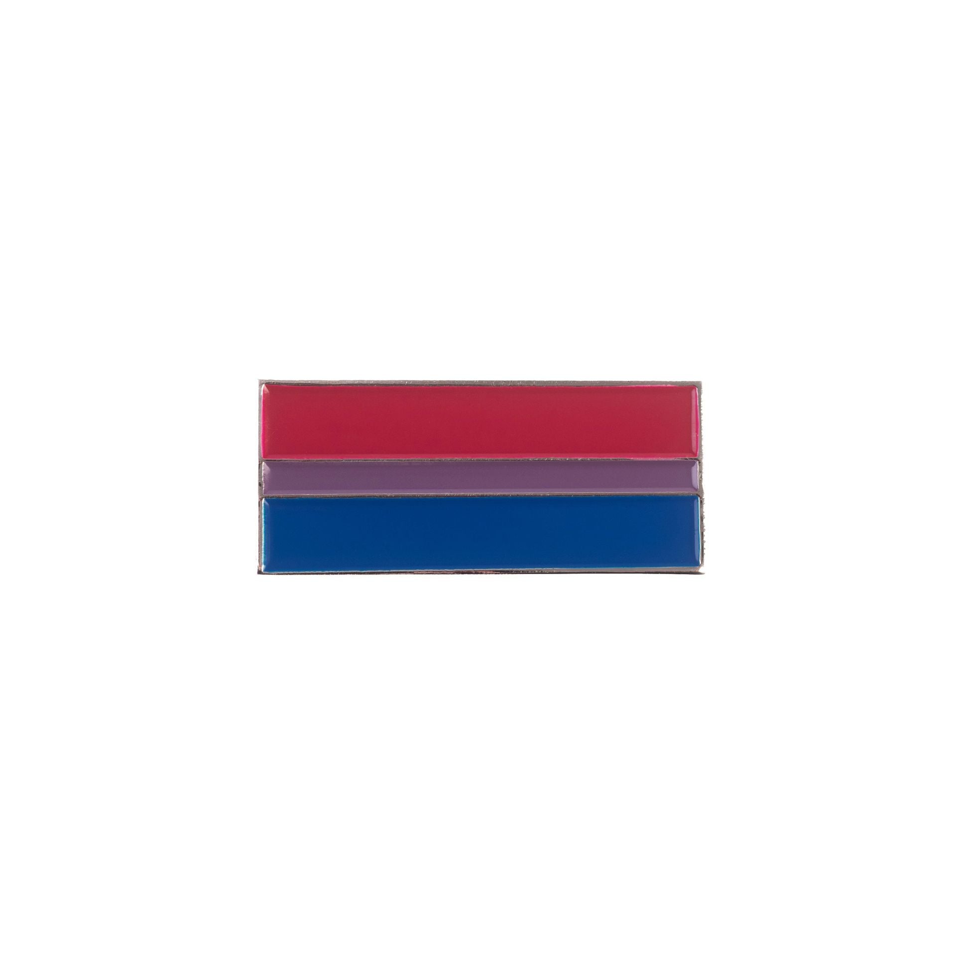Bisexual Clip Badge