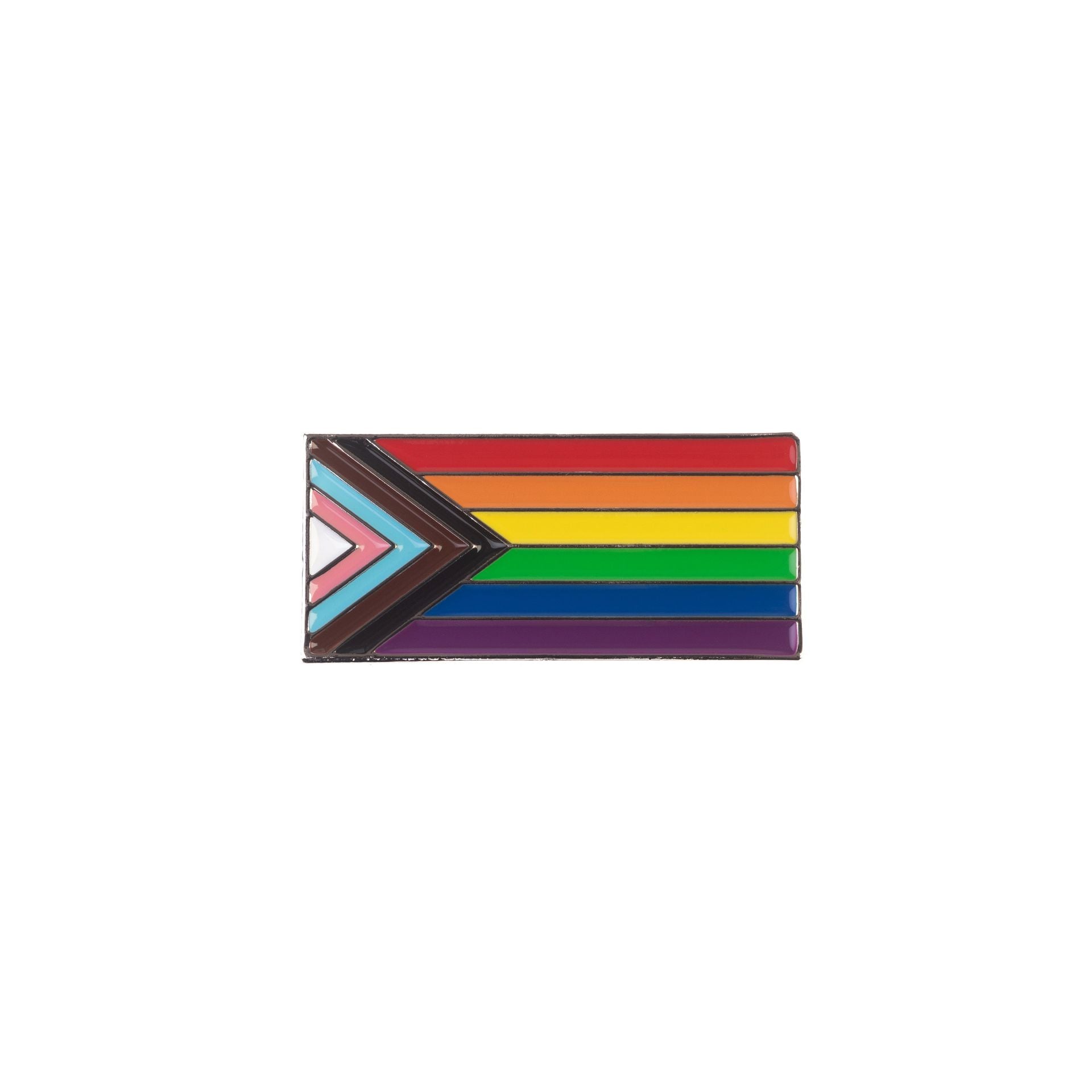 Progress Pride Clip Badge