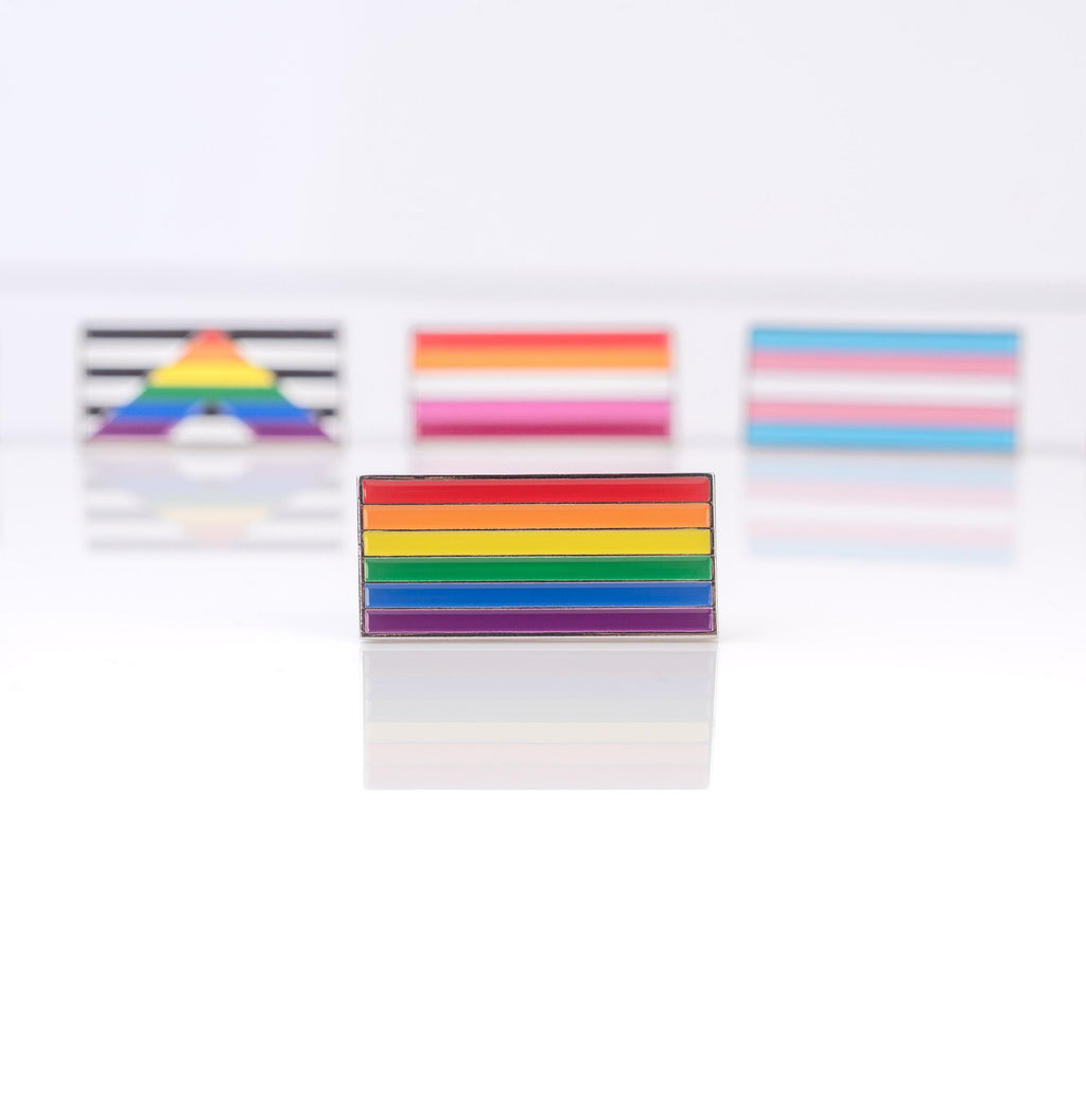 Rainbow Clip Badge