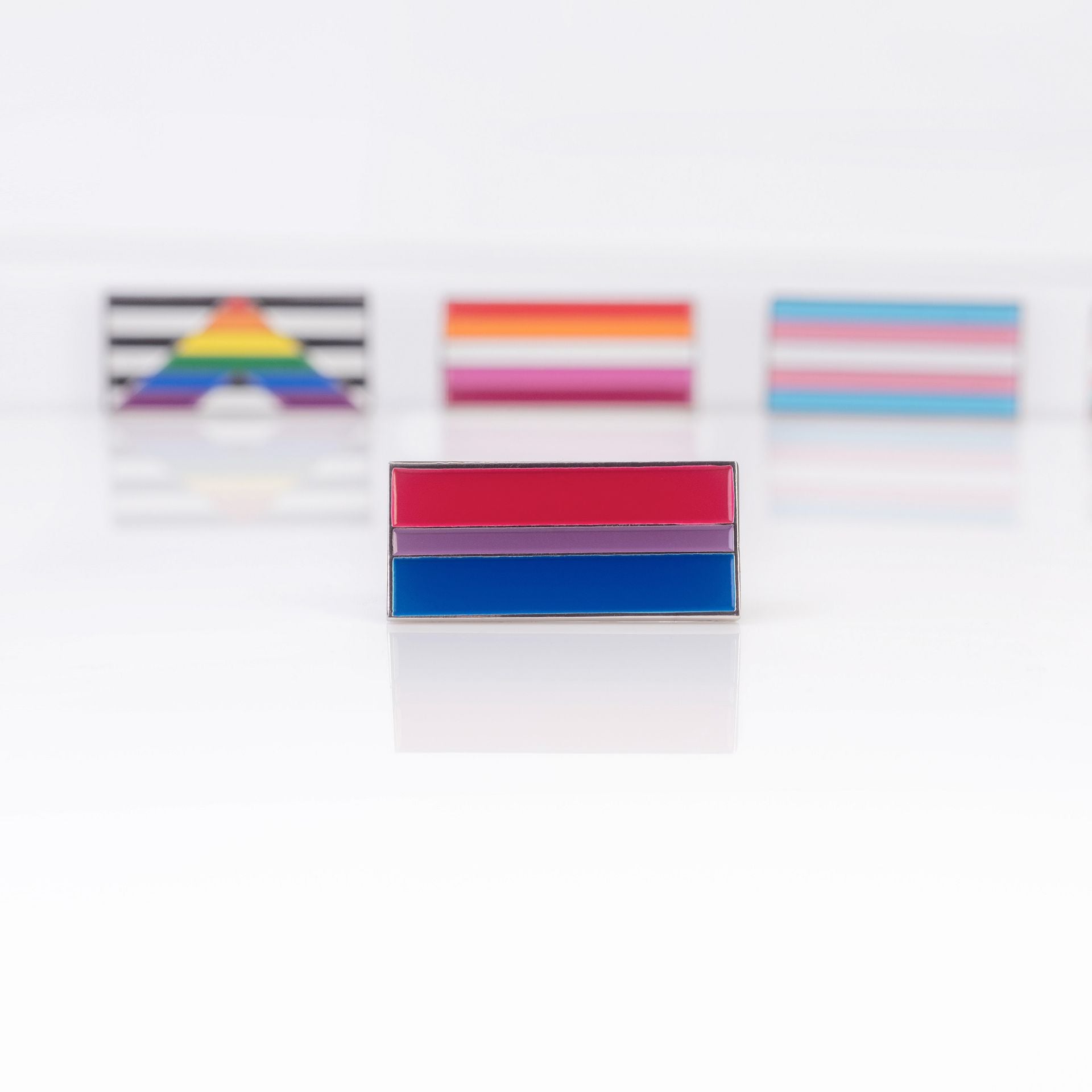 Bisexual Clip Badge