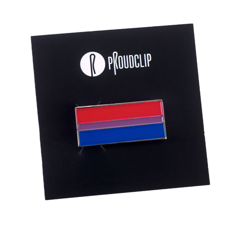 Bisexual Clip Badge