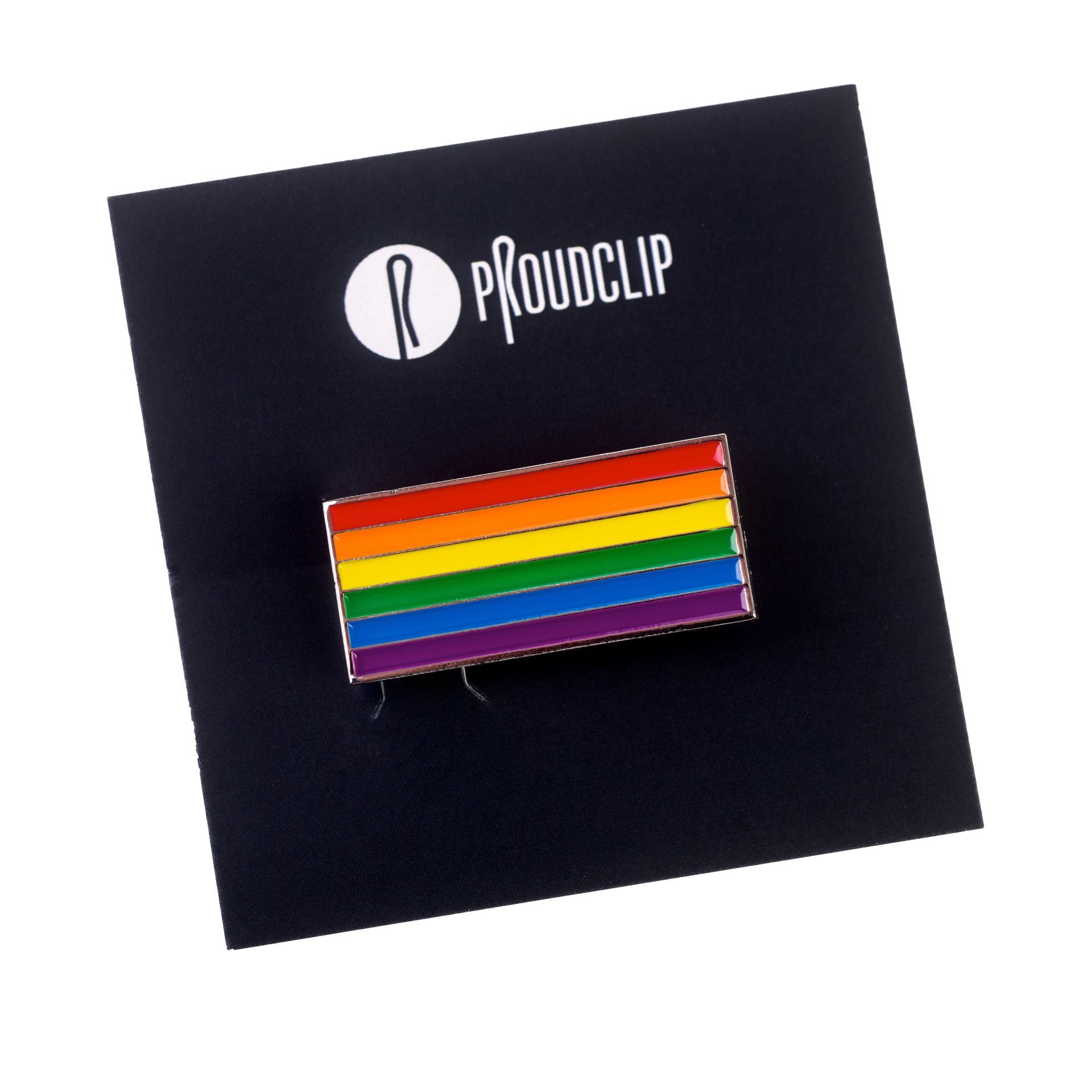 Rainbow Clip Badge