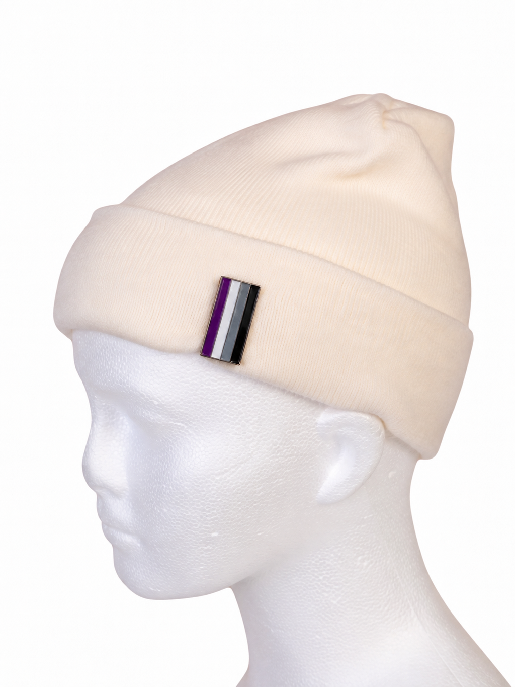 Asexual Clip Badge With Free Keyring Badge Holder