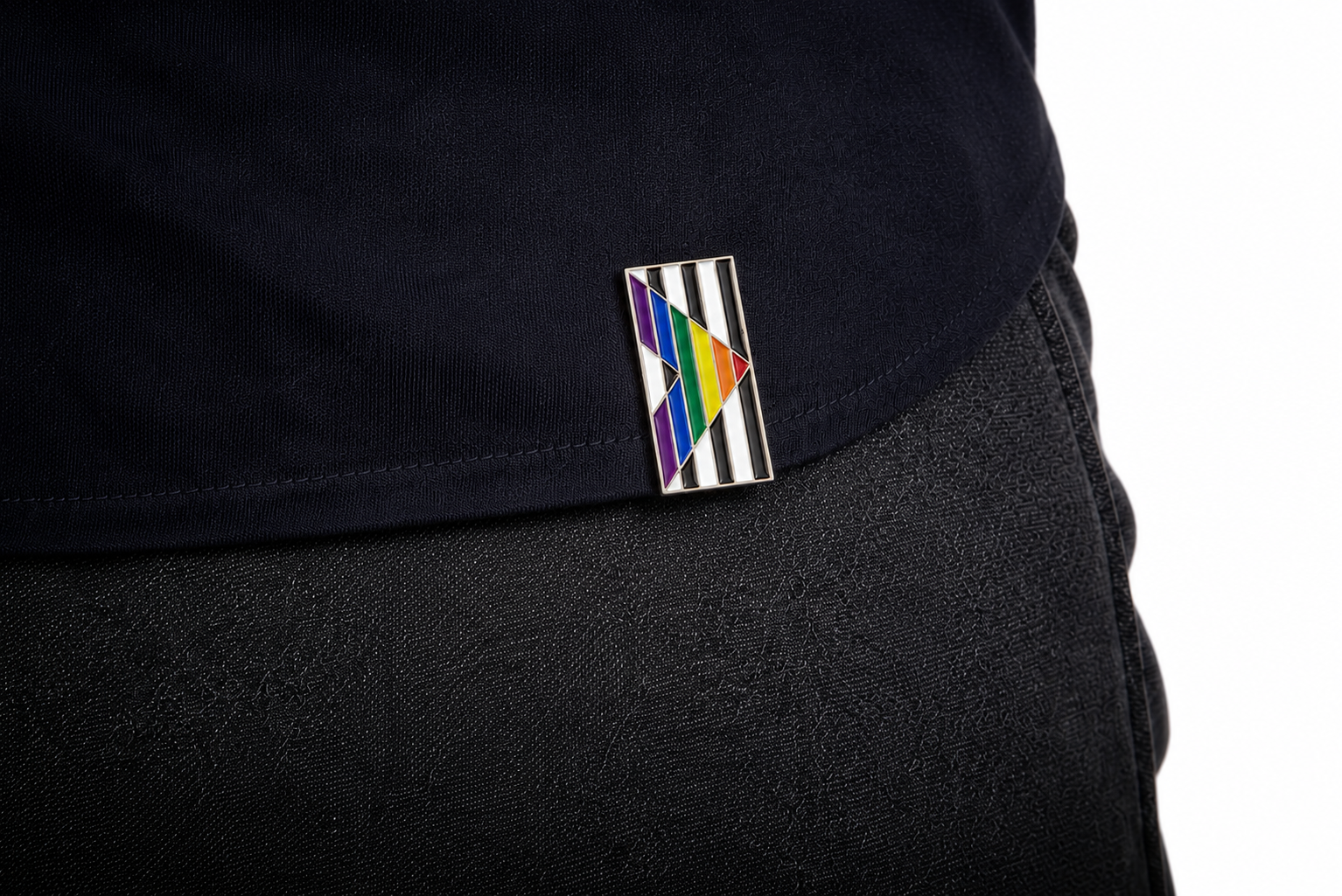 Straight Ally Clip Badge
