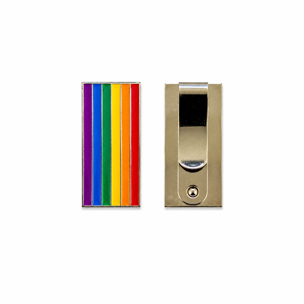 Rainbow Clip Badge