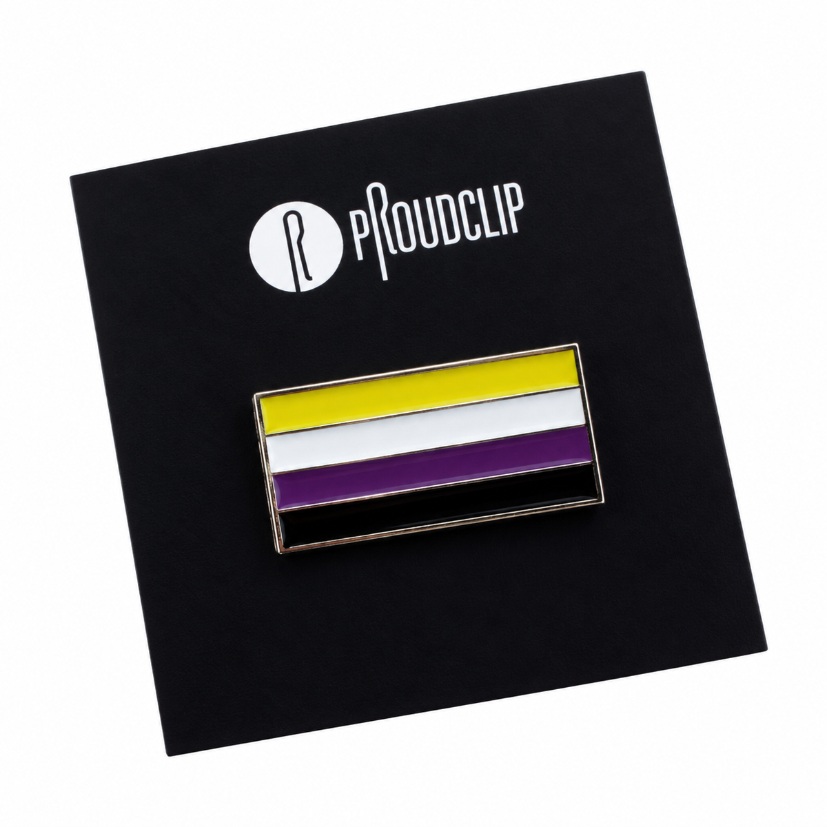 Non-Binary Clip Badge With Free Keyring Badge Holder