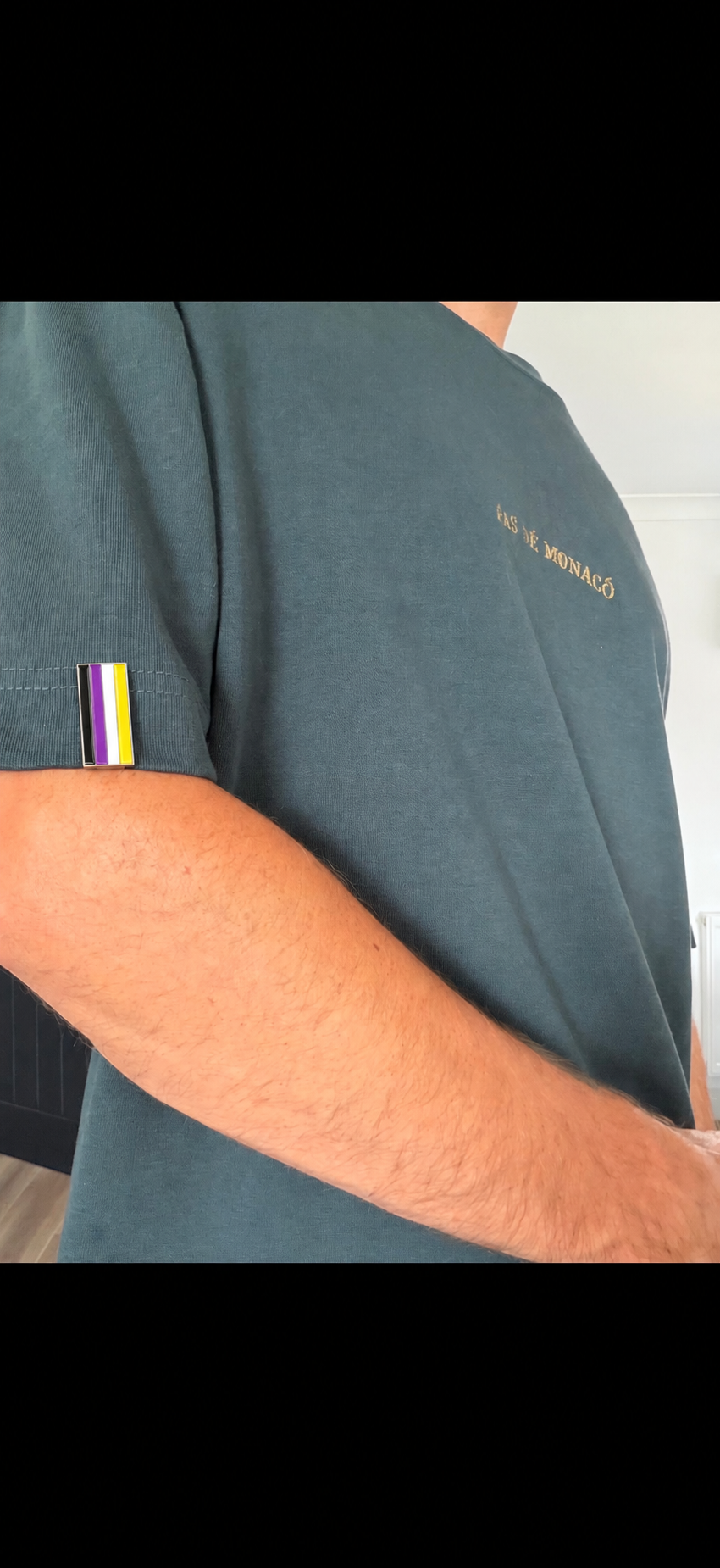 Non-Binary Clip Badge With Free Keyring Badge Holder