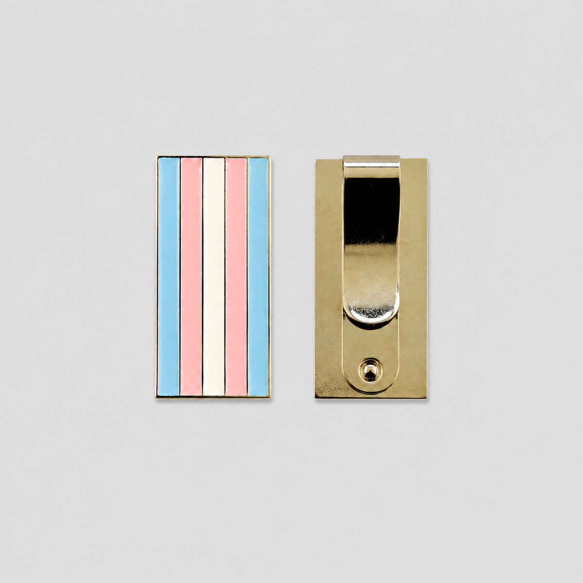 Transgender Clip Badge With Free Keyring Badge Holder