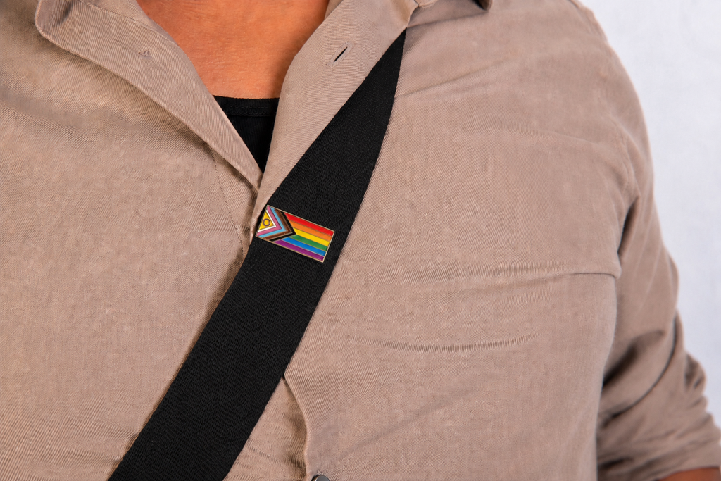 Intersex Progress Pride Clip Badge