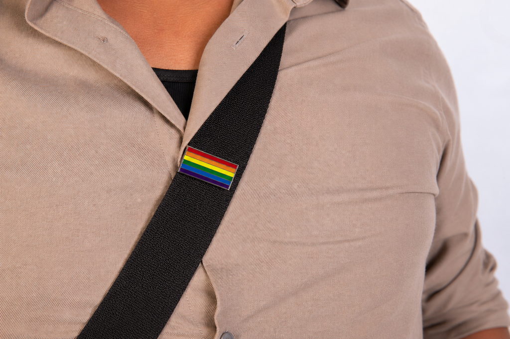 Rainbow Clip Badge