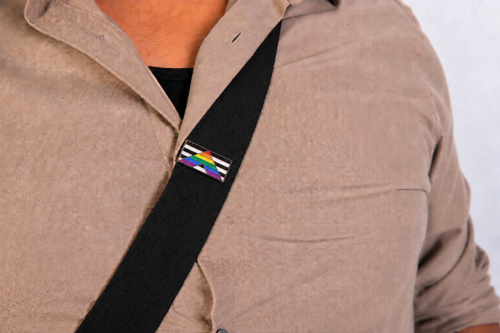 Straight Ally Clip Badge