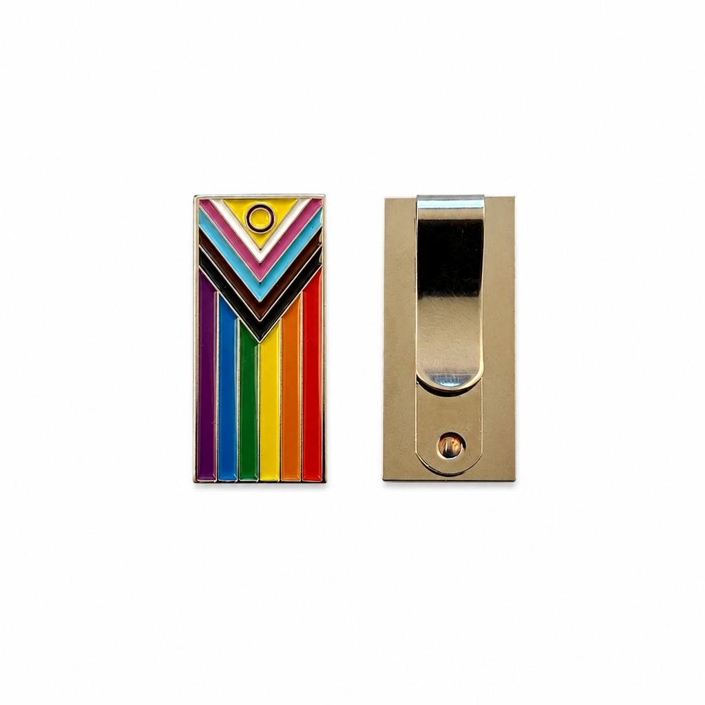 Intersex Progress Pride Clip Badge